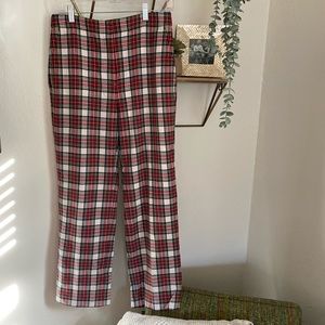 J. Crew Tartan Trousers